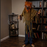 63 in Animated Sound Activated Werewolf Halloween LED Decor
