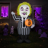 42 in Beetlejuice Halloween Inflatable LED Yard Decoration Plug In