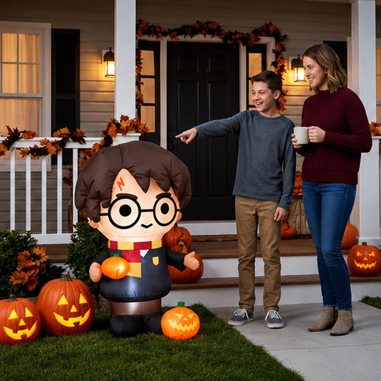 3FT Harry Potter Inflatable Halloween Decoration with LED Light