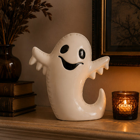 9IN Happy Ghost Halloween Tabletop Decoration