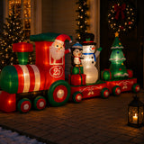 16 ft. Inflatable Holiday Train with LED Lights, Plug-In