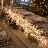 6ft Blueberry Fields Christmas Garland with Pinecones