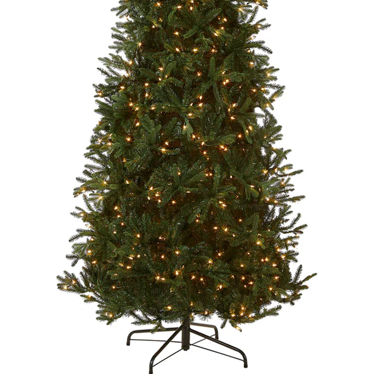 9ft Pre-Lit Tiffany Fir Slim Christmas Tree with Clear Lights & Feel Real® Tips