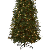 9ft Pre-Lit Tiffany Fir Slim Christmas Tree with Clear Lights & Feel Real® Tips