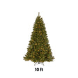 10ft Pre-Lit North Valley Spruce Artificial Christmas Tree with Clear Lights