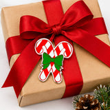 Bulk 72 Pc. Christmas Candy Cane Pins – Holiday Party Favors