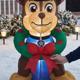 38" Airblown Inflatable Paw Patrol Chase with LED Lights Christmas Yard Decoration