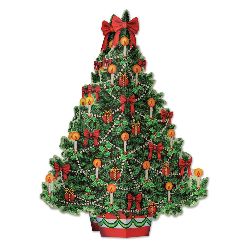 3D Christmas Tree Centerpiece Table Decoration 11.75 Inch