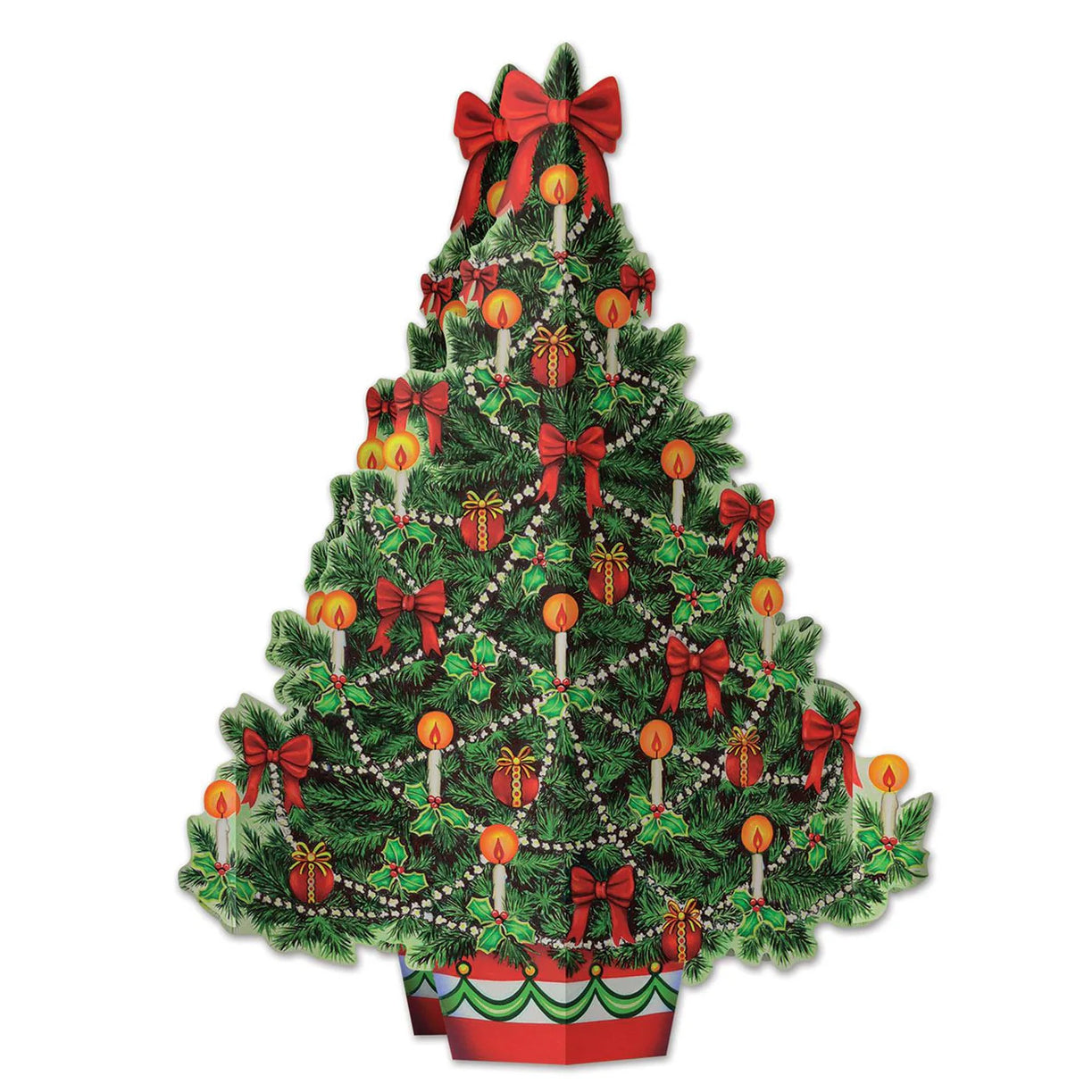 3D Christmas Tree Centerpiece Table Decoration 11.75 Inch
