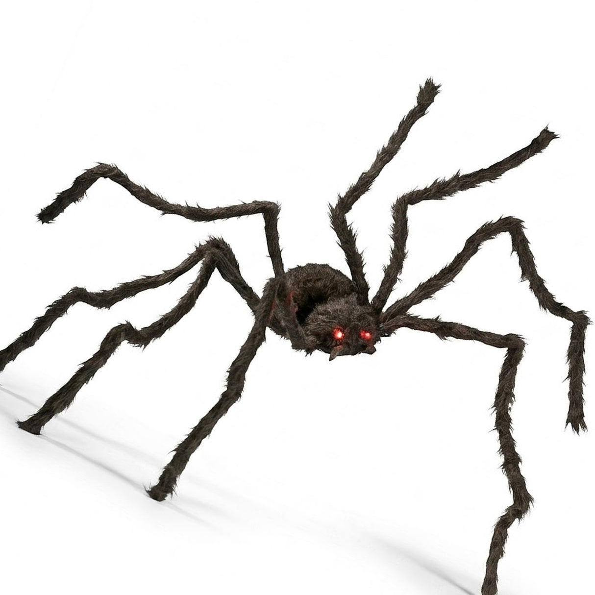 Hairy Spider with Light-Up Eyes Halloween Decoration