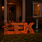 50 in. Halloween Pre-Lit “EEK!” Outdoor Sign with LED Lights Plug-In