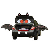 8 Piece Halloween Bat Tricky Trunks Car Decoration Kit Black