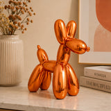 11IN Orange Balloon Dog Figurine Halloween Table Decor
