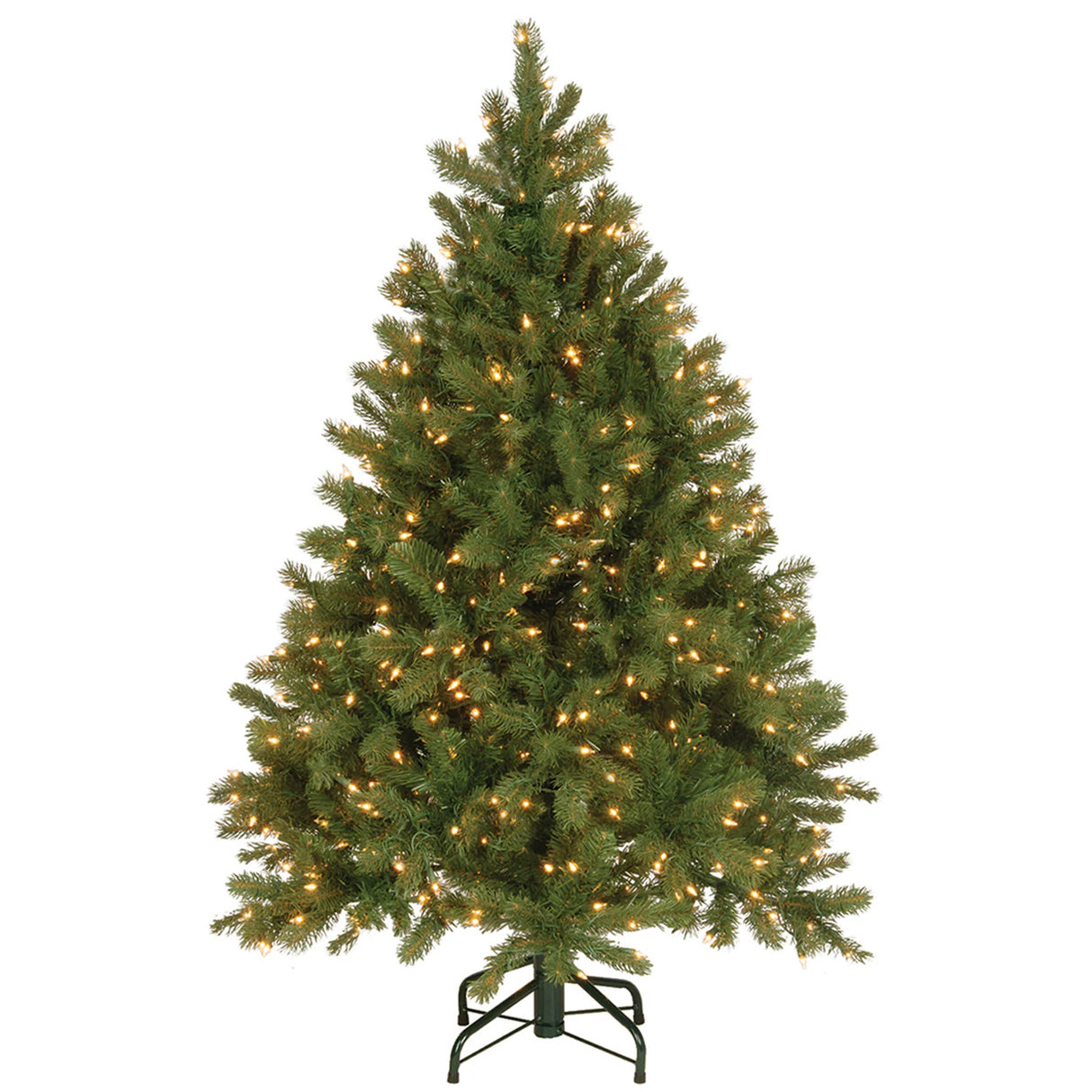 10ft Pre-Lit Downswept Douglas Fir Artificial Christmas Tree with Clear Lights