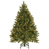 10ft Pre-Lit Downswept Douglas Fir Artificial Christmas Tree with Clear Lights