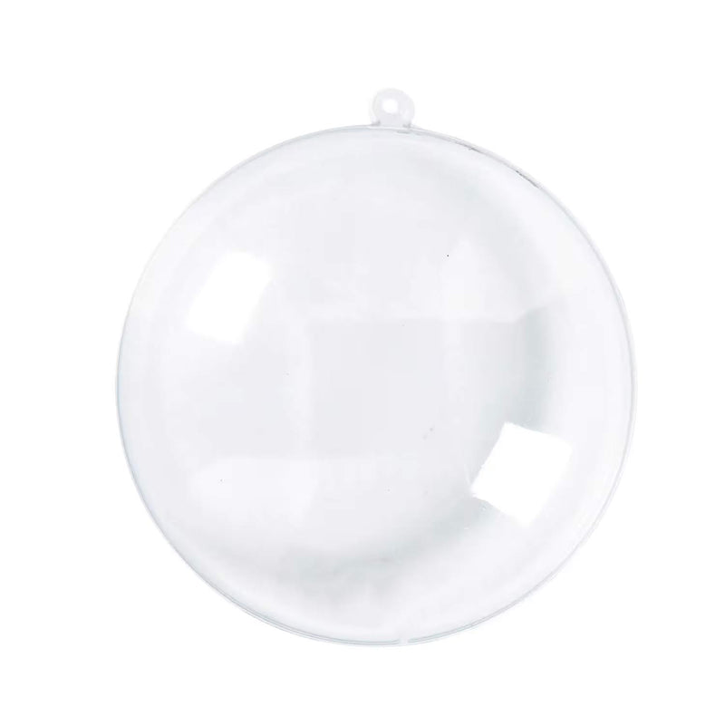 Small DIY Clear Disc Christmas Ornaments 24 Pack Craft Kit