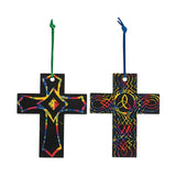 Religious Magic Color Scratch Cross Ornament Craft Kit 24 Pack