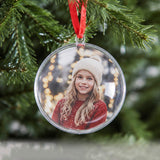 Small DIY Clear Disc Christmas Ornaments 24 Pack Craft Kit