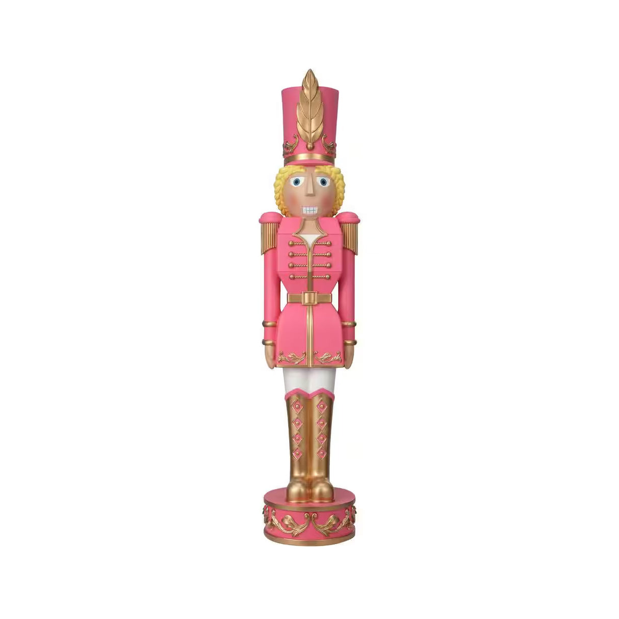 37 Inch Christmas Nutcracker Gold Silver Holiday Decor Figure