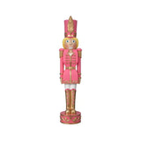 37 Inch Christmas Nutcracker Gold Silver Holiday Decor Figure