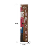 60 Inch Wooden Christmas Nutcracker Porch Sign Merry Christmas Decor