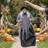 59" x 54" Floating Witch Animated Halloween Decoration