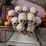 Bag of Skulls Halloween Decorations – 12 Pc Set