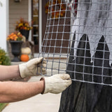 5 Ft Animated Electric Fence “Beware of Zombies” Halloween Decoration