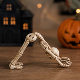Yoga Skeletons Halloween Decoration – 3 Pc Resin Figurine Set