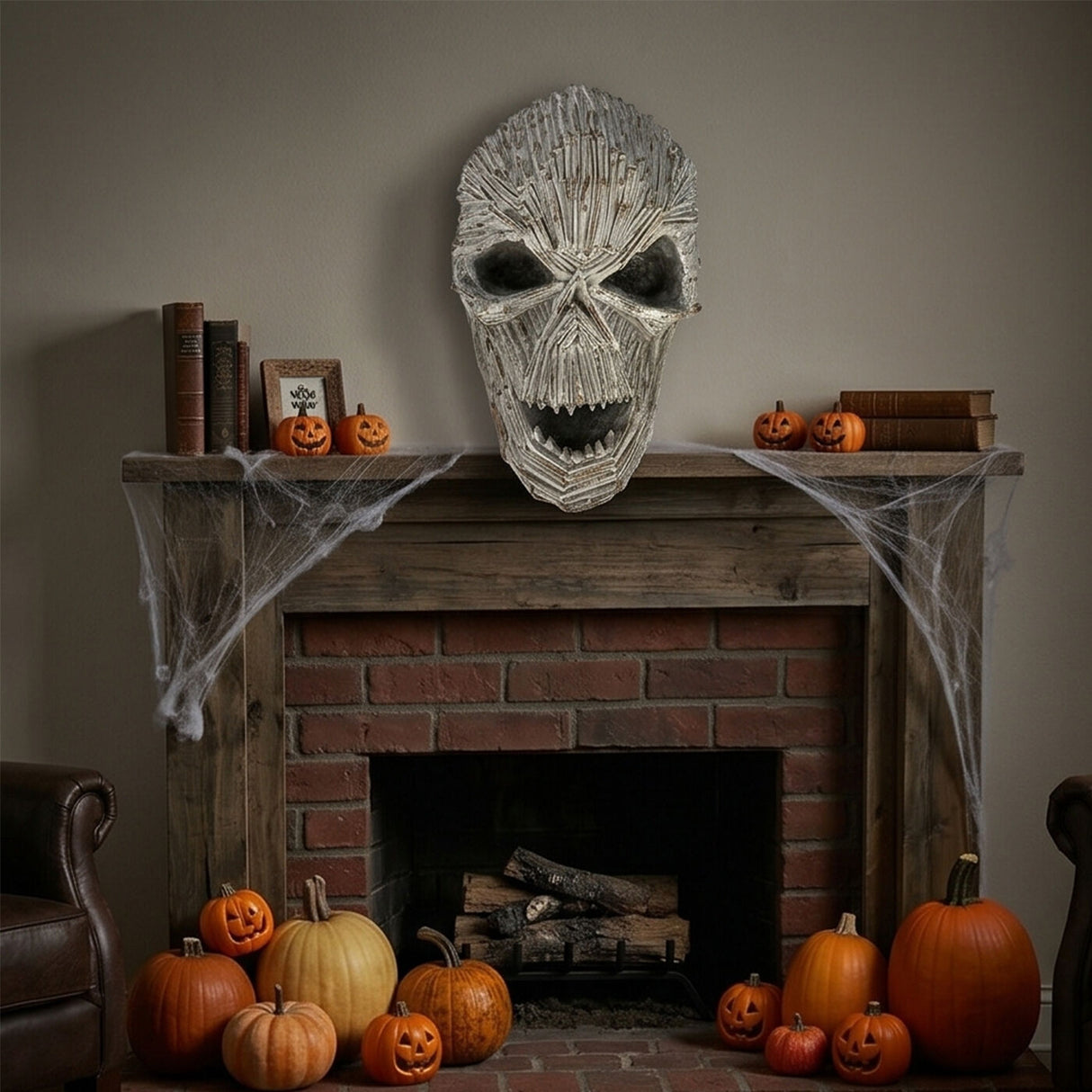 15 in Driftwood Ghost Halloween Tabletop Decoration