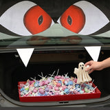 8 Piece Halloween Bat Tricky Trunks Car Decoration Kit Black