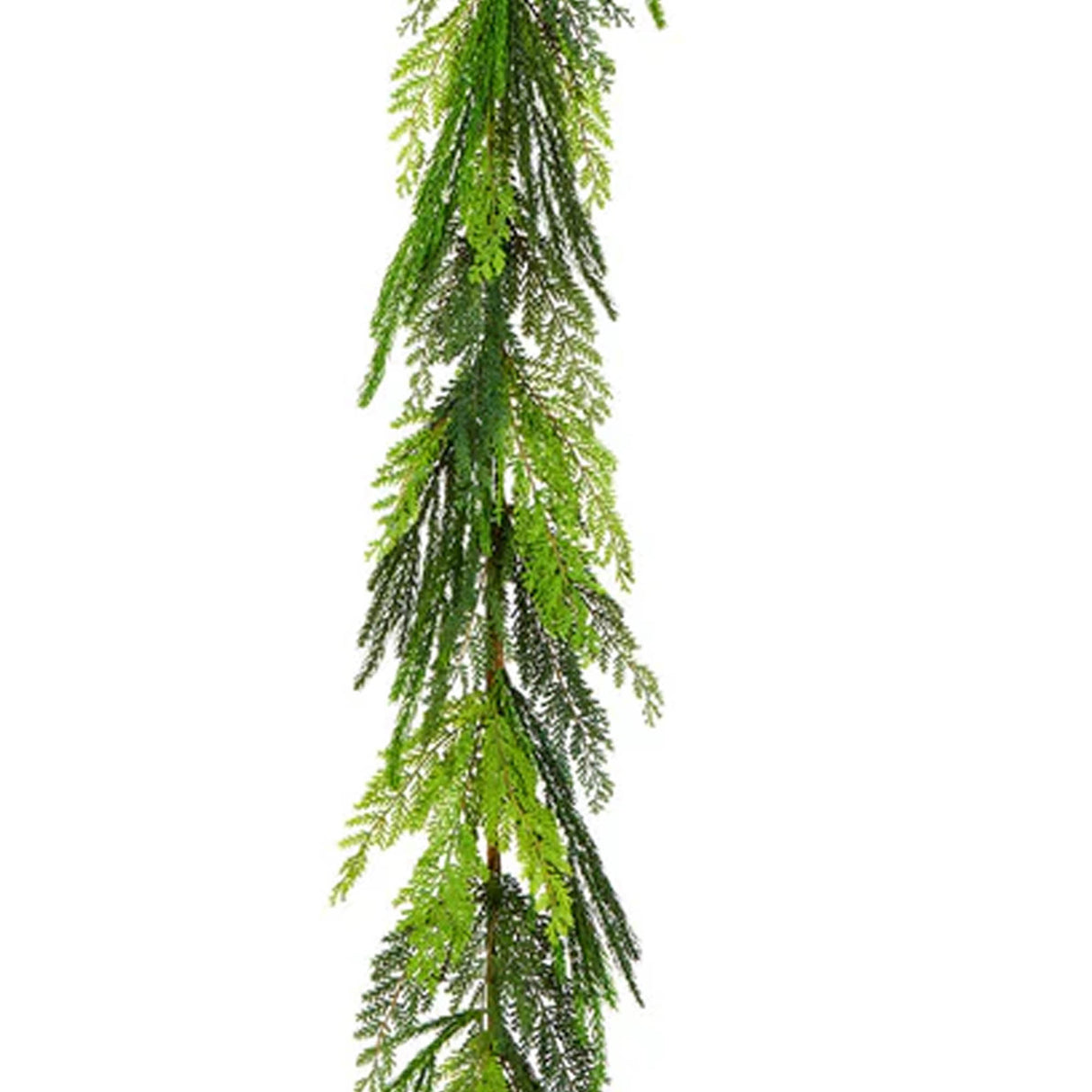 Christmas Cottage Garland, 5 Foot Decorative Holiday Garland