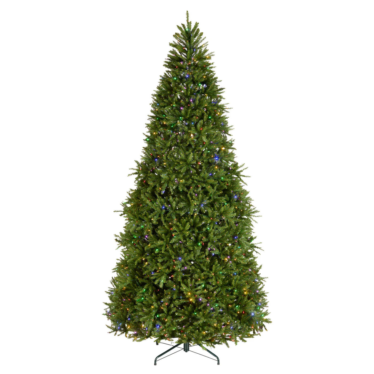 12ft Pre-Lit Dunhill Fir Christmas Tree with Dual Color LED Lights & PowerConnect