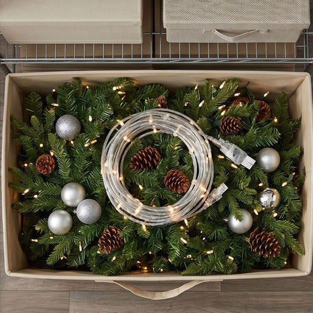 12ft Pre-Lit Dunhill Fir Christmas Tree with Dual Color LED Lights & PowerConnect