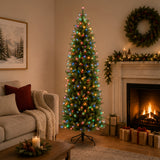 10ft Kingswood Fir Pencil Slim Artificial Christmas Tree (Unlit)