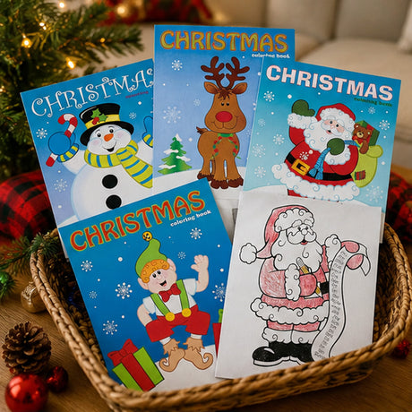Christmas Character Coloring Books 12 Pack Holiday Activity Set