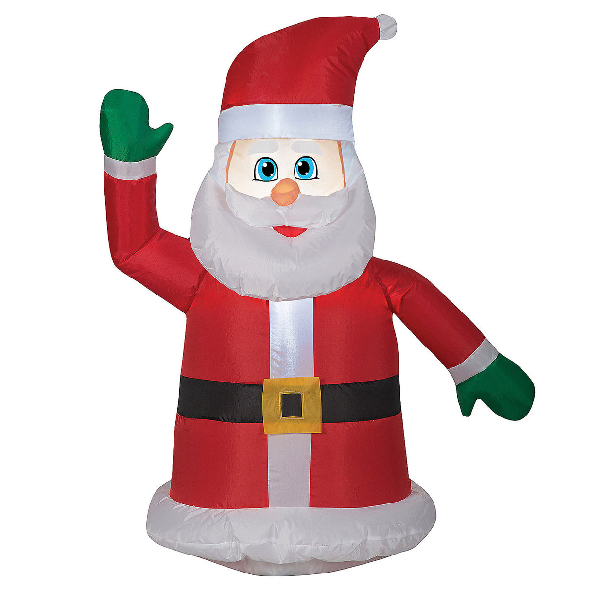 Inflatable Santa Car Buddy LED Light Outdoor Decoration