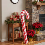 27 Inch Christmas Candy Cane Cutout Wall Decoration
