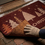 18x30 Inch Merry Christmas Coir Door Mat Holiday Welcome Mat