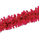Red Tissue Party Festooning 25 Ft Decorative Streamer