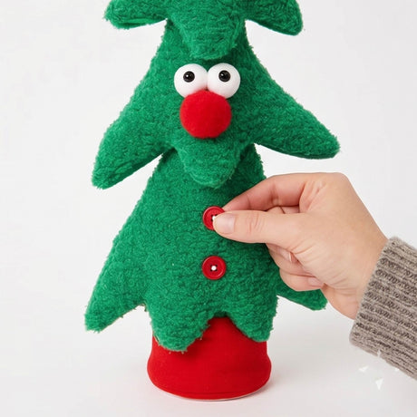 17 Inch Animated Singing Christmas Tree Holiday Decoration