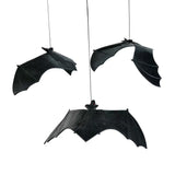 6 1/2" x 13" Hanging Vinyl Bats Halloween Decorations – 12 Pc.