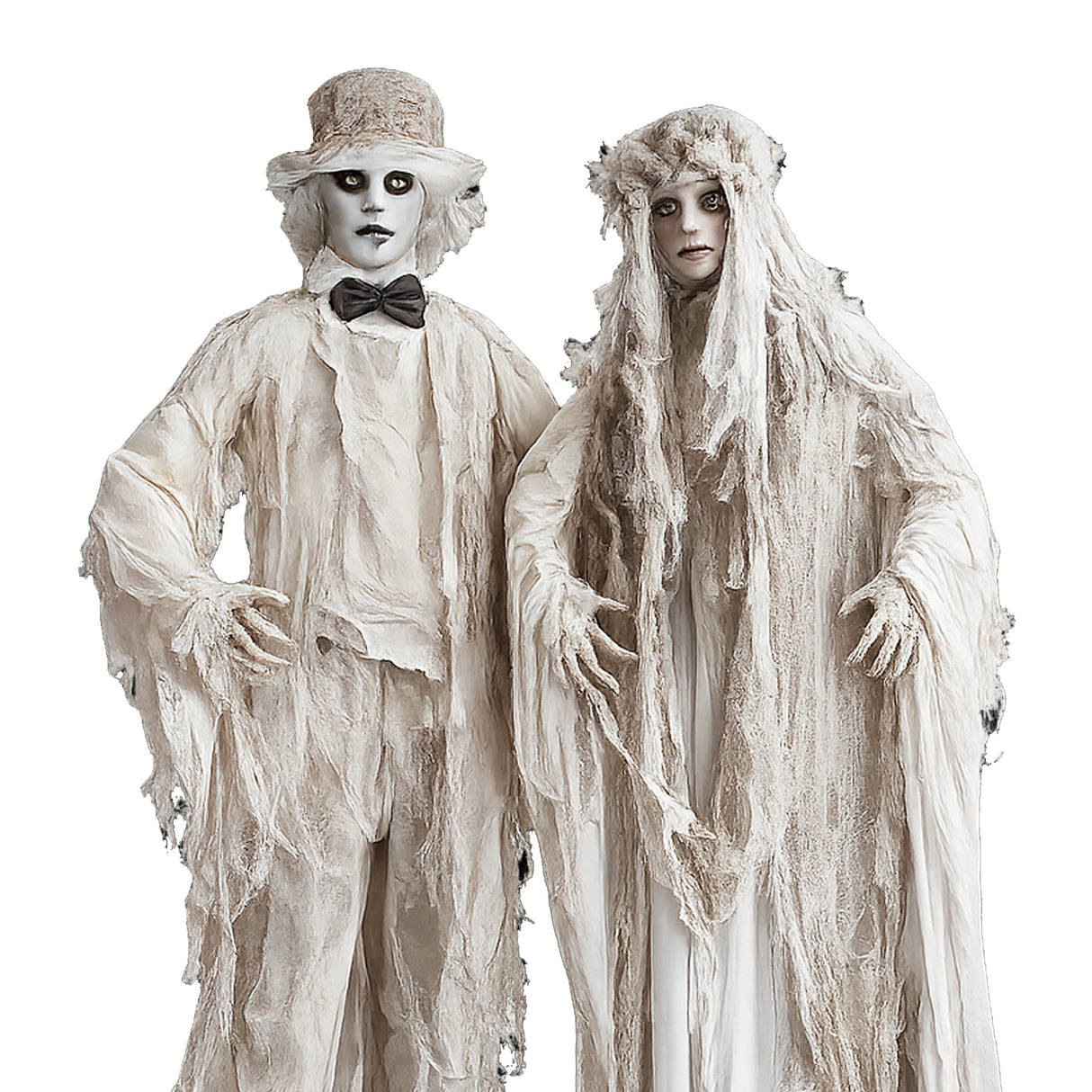Mr. & Mrs. Rot Standing Halloween Decorations – 2 Pc. (Life-Size Props)
