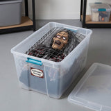 5 Ft Animated Electric Fence “Beware of Zombies” Halloween Decoration