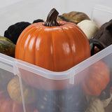 9" x 8 1/4" Orange Foam Pumpkin Halloween Decoration