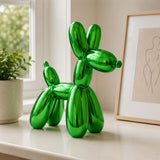 11IN Green Balloon Dog Figurine Halloween Table Decor