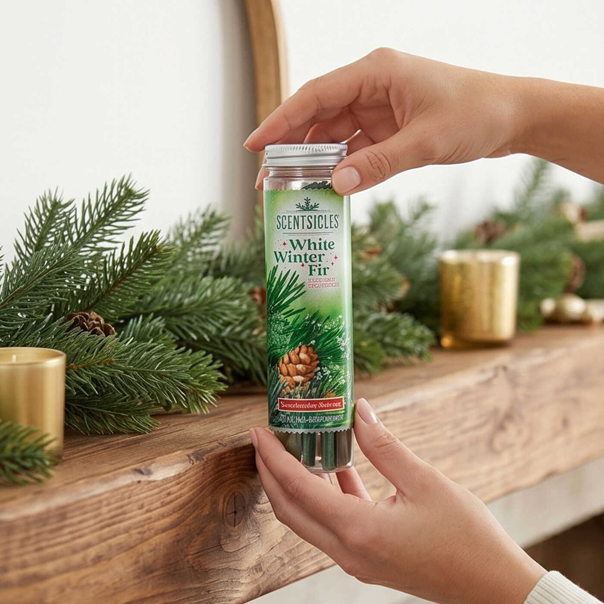 Scentsicles 6pc Stick and Spray White Winter Fir - 2 Pack
