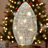 20IN Pre Lit White Christmas Light Bulb LED Decoration