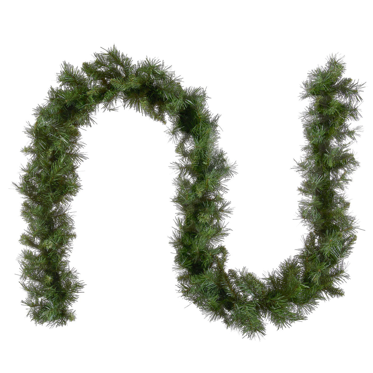 9FT Winchester Pine Pre-Lit Christmas Garland with Clear Lights