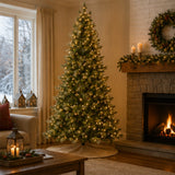 9ft Pre-Lit Charleston Pine Christmas Tree with Clear Lights